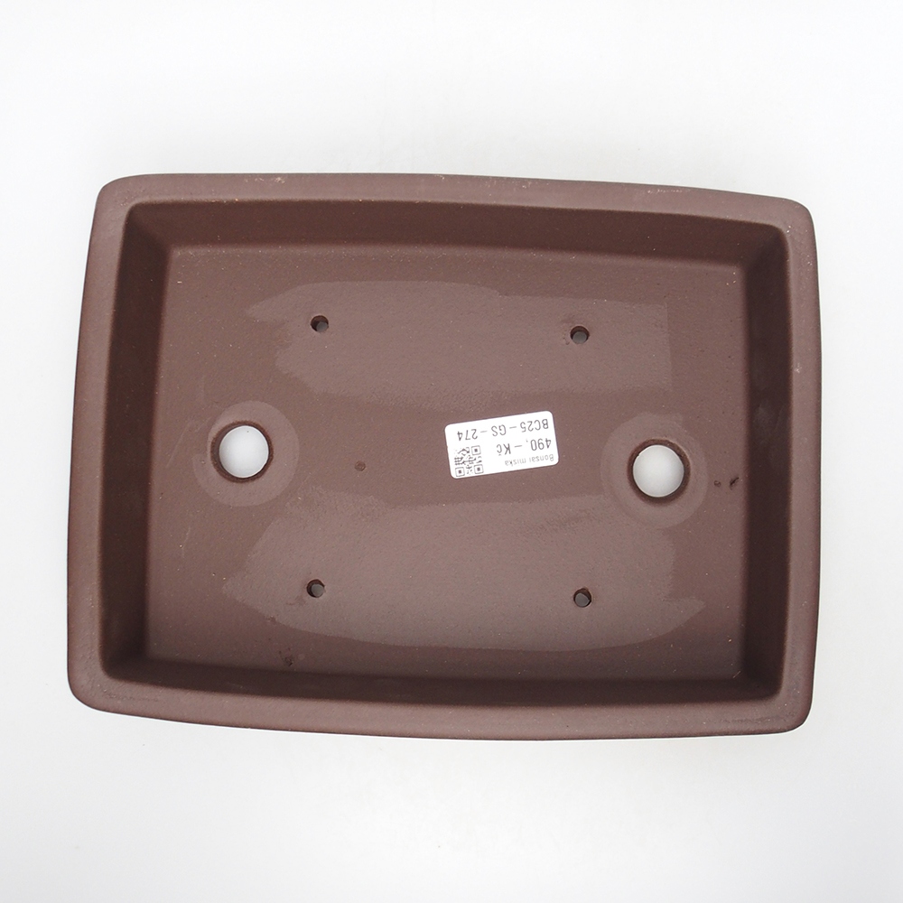 Miska 25 x 20 x 6 cm barva hnědá