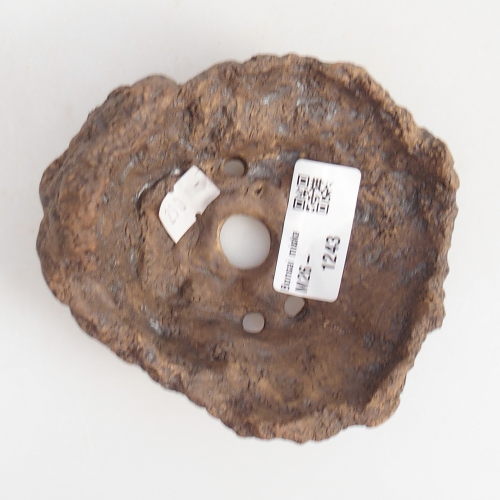 Keramická Skořápka 10 x 9 x 9 cm , barva hnědá