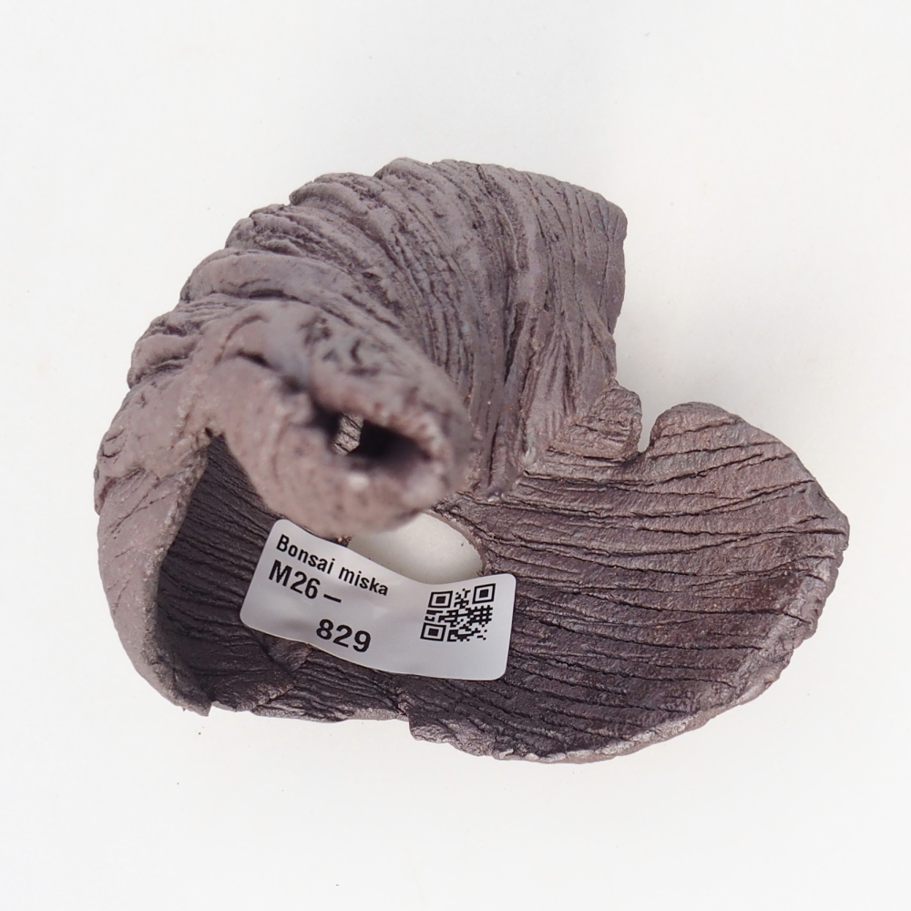 Keramická Skořápka 8 x 9 x 14 cm , barva kovová