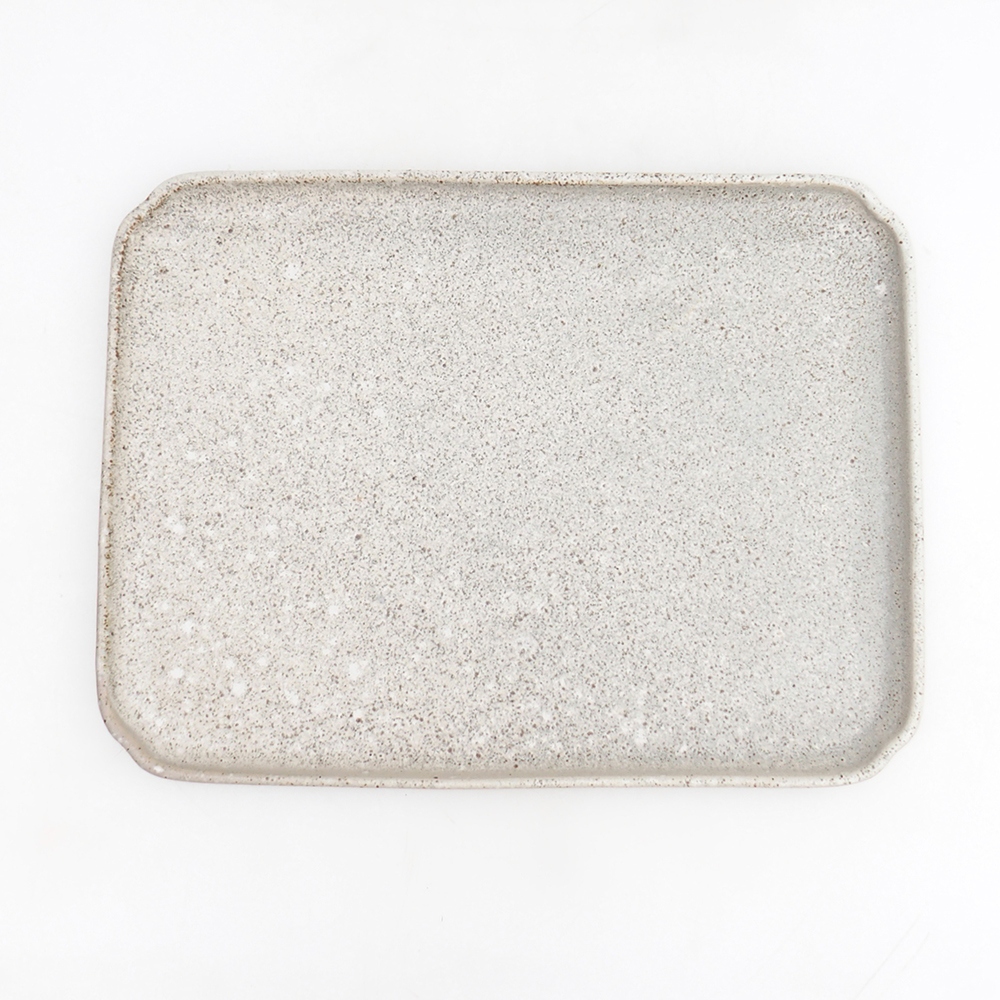 Keramická podmiska H20 - 26,5 x 20 x 1,5 cm - béžová