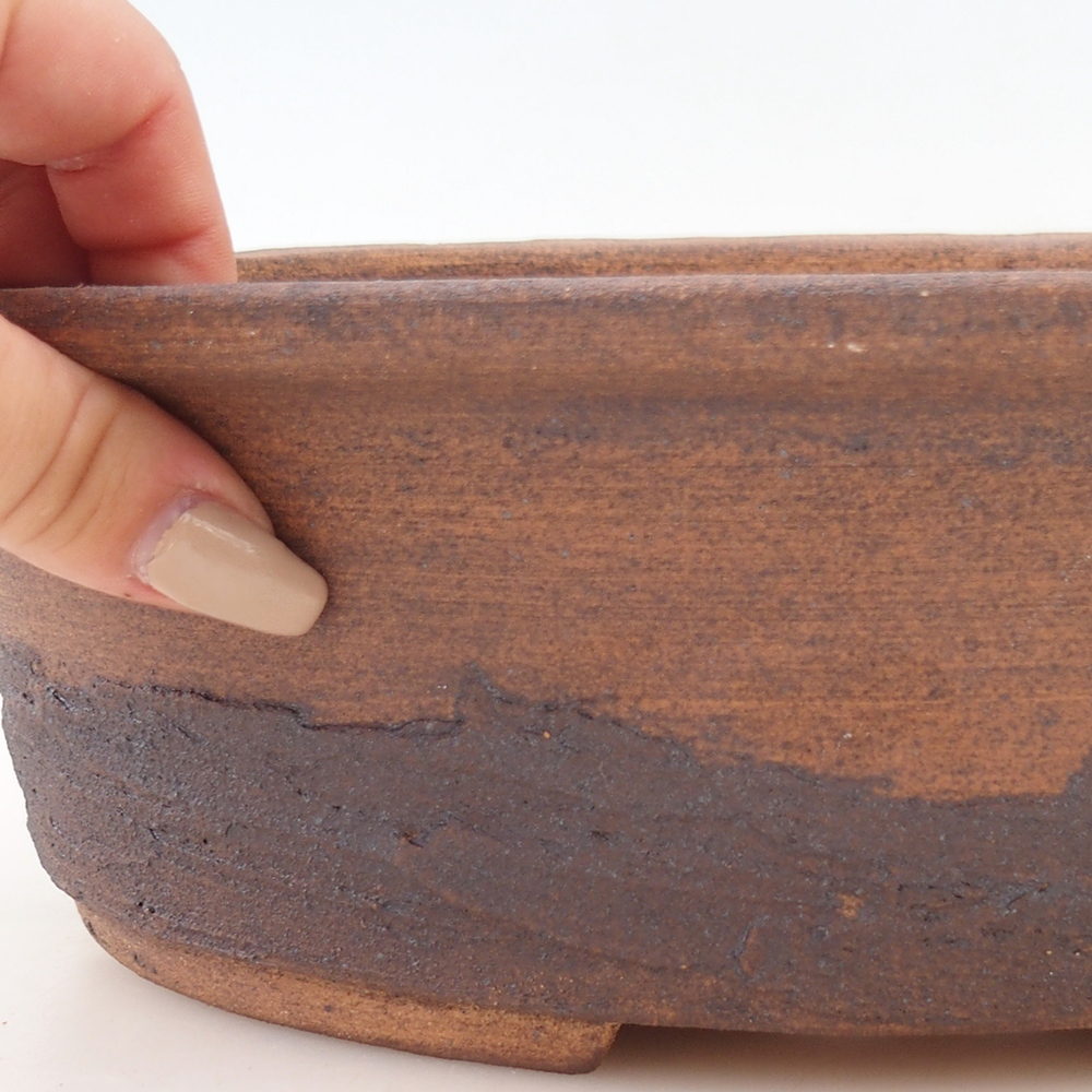 Bonsai miska 28,5 x 22 x 8,5 cm , barva hnědá
