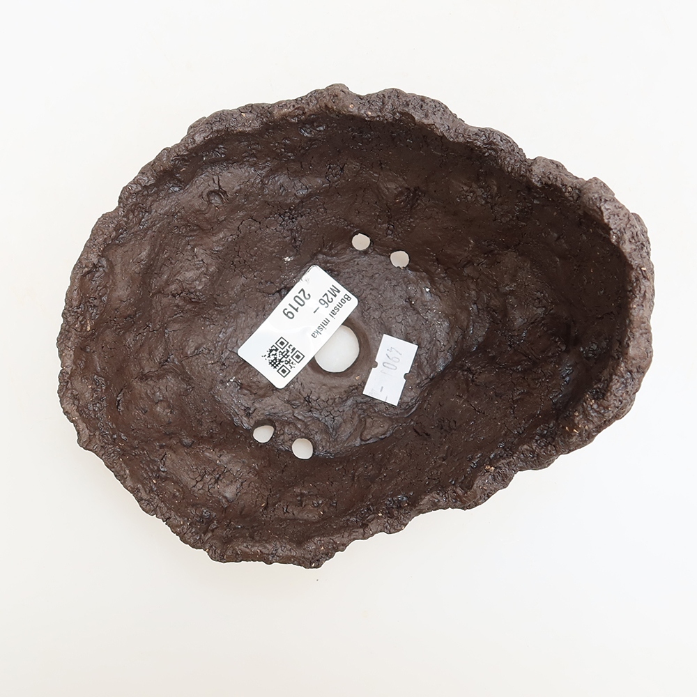Keramická Skořápka 14,5 x 12 x 13 cm , barva hnědá