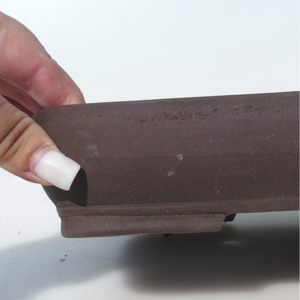 Bonsai miska 25,5 x 17,5 x 5 cm berva hnědá