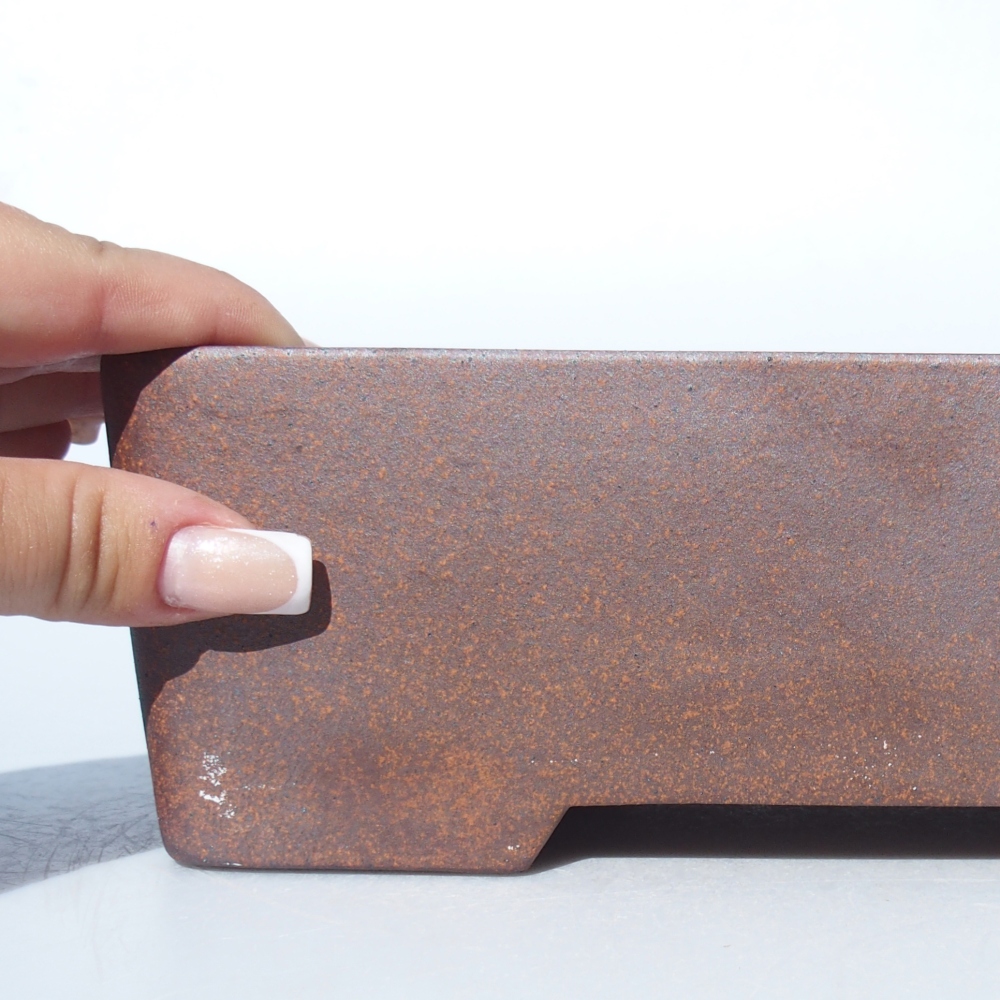 Miska 23 x 14 x 7 cm barva hnědá