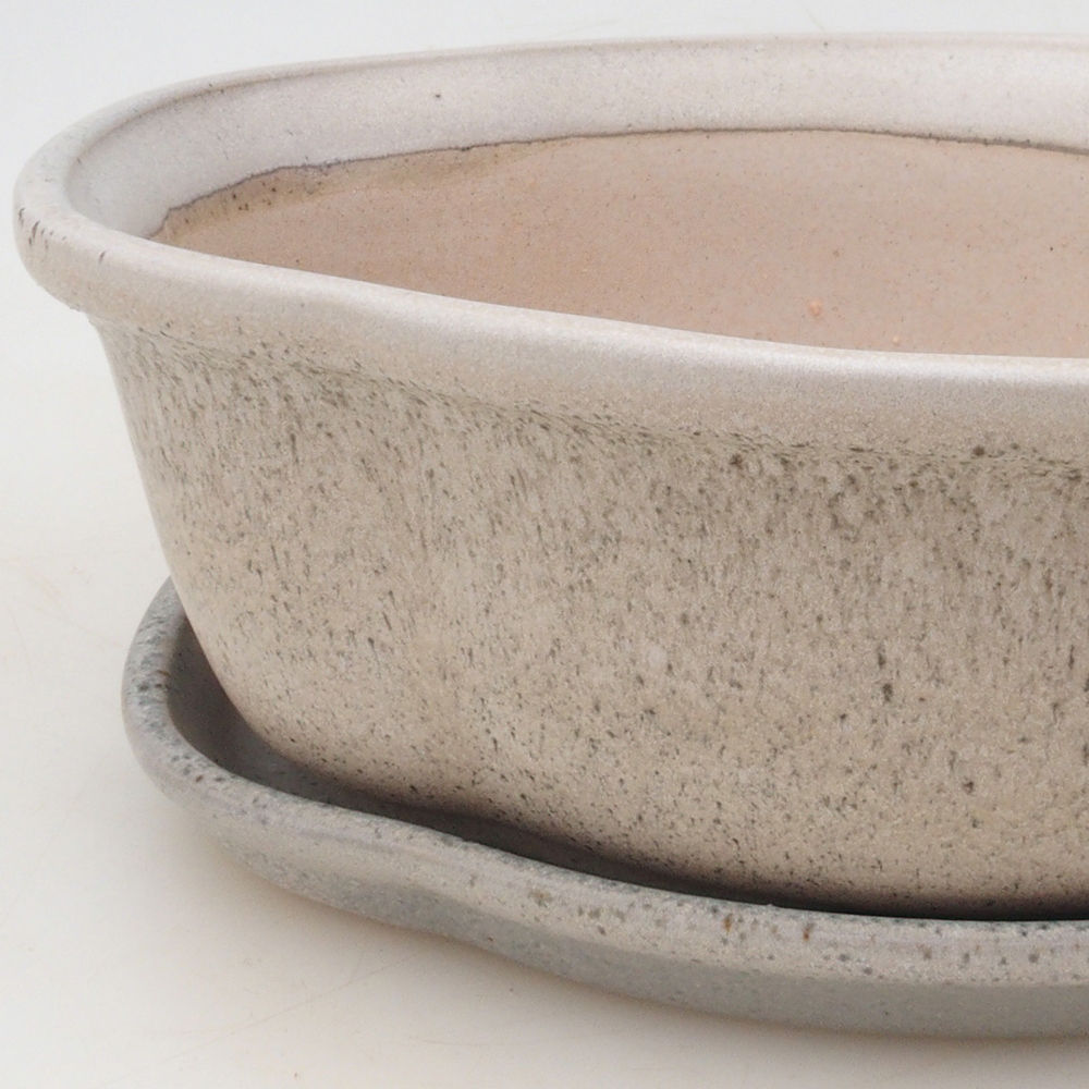 Bonsai miska + podmiska H75 - béžová