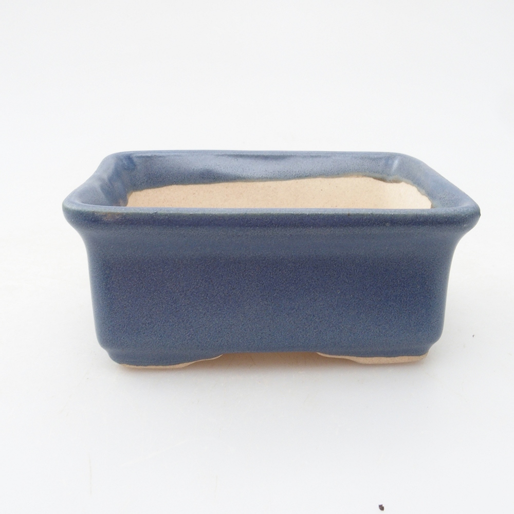 Mini bonsai miska 8 x 6 x 3,5 cm, barva modrá