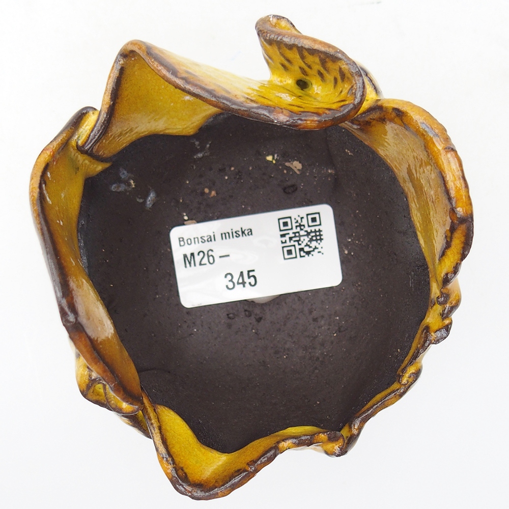 Keramická Skořápka 8,5 x 7,5 x 7 cm , barva žlutá