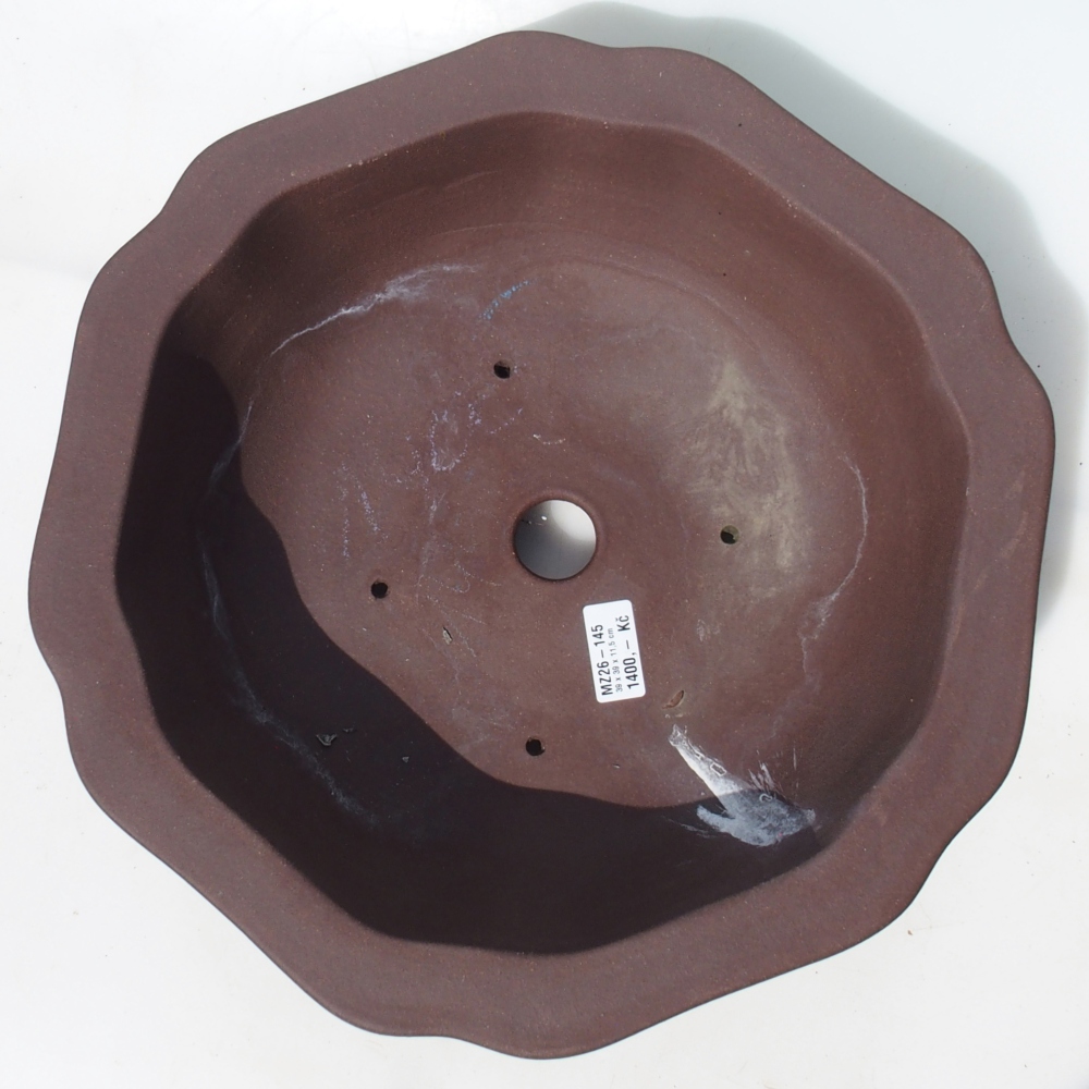 Bonsai miska 39 x 39 x 11,5 cm berva hnědá