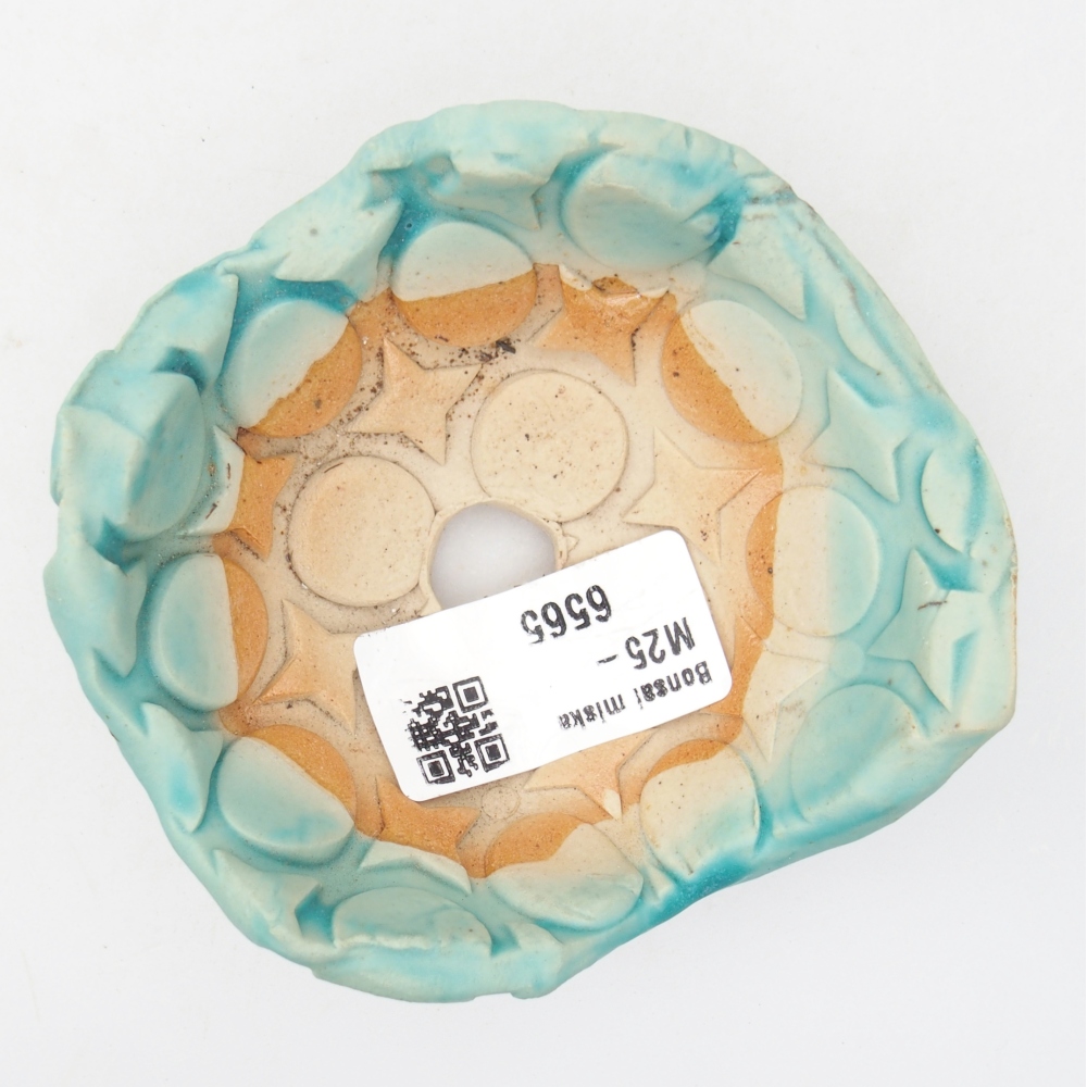 Keramická Skořápka  8,5 x 9 x 4 cm , barva modrá