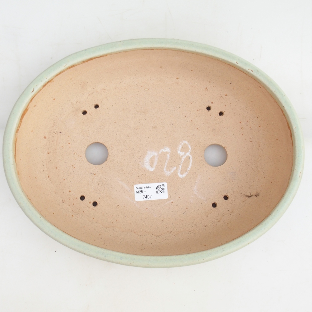 Bonsai miska 33 x 25 x 9 cm , barva zelená