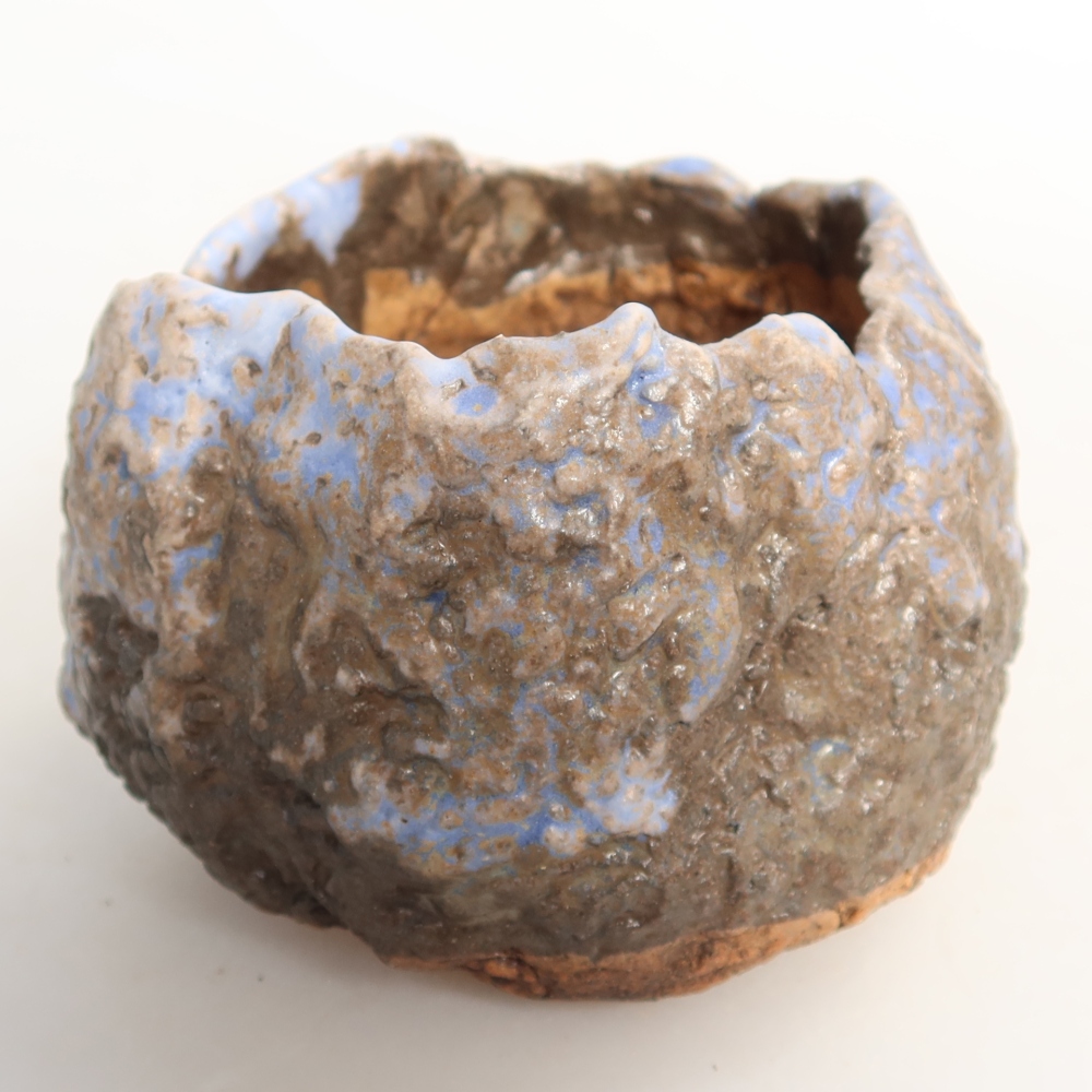 Keramická Skořápka  7,5 x 7 x 6 cm , barva modrohnědá