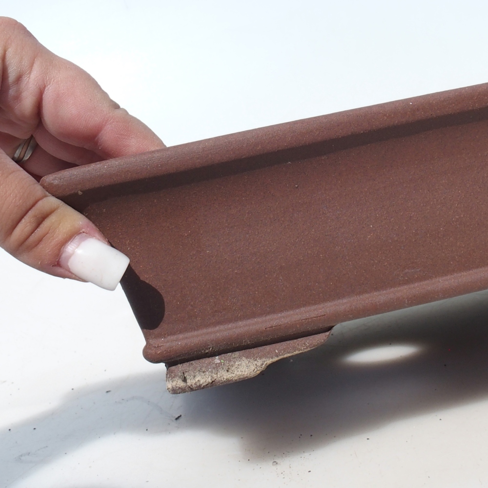 Bonsai miska 30 x 24 x 7 cm berva hnědá