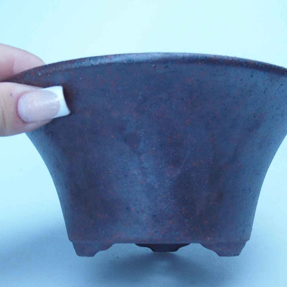 Miska 15 x 15 x 7 cm barva hnědá