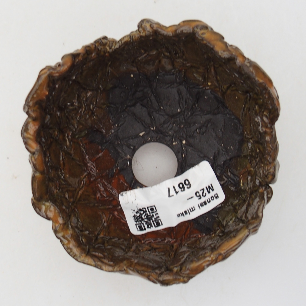 Keramická Skořápka  8,5 x 8,5 x 6 cm , barva hnědá