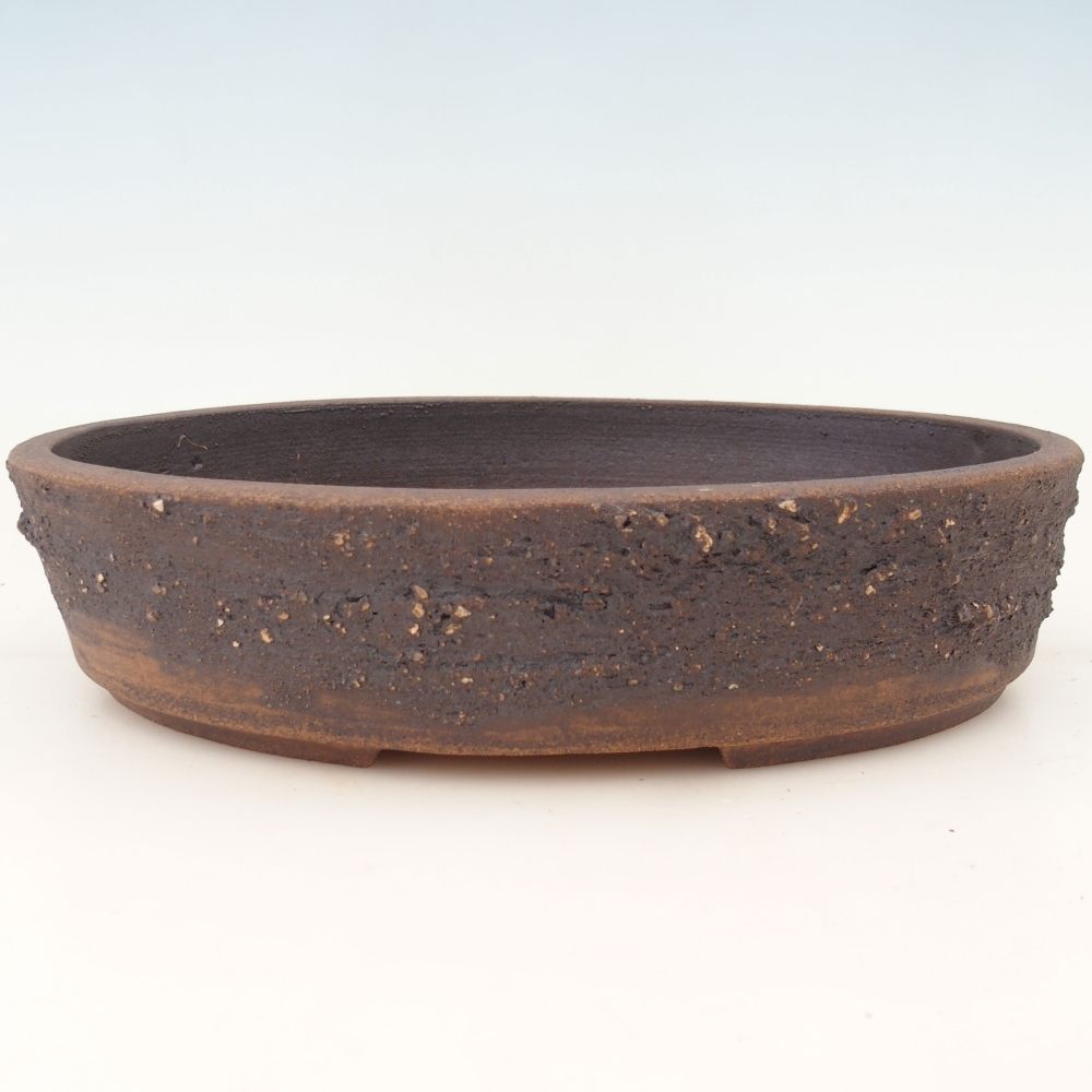 Bonsai miska 32,5 x 25 x 7 cm , barva hnědá