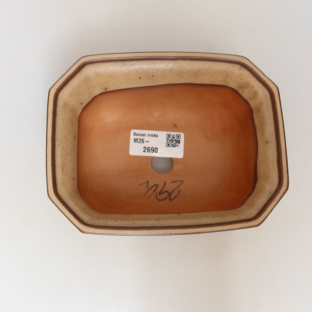 Keramická Miska  15 x 12 x 7 cm , barva béžová