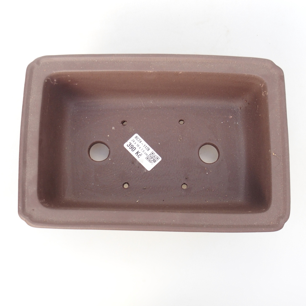 Miska 15 x 15 x 9 cm barva hnědá