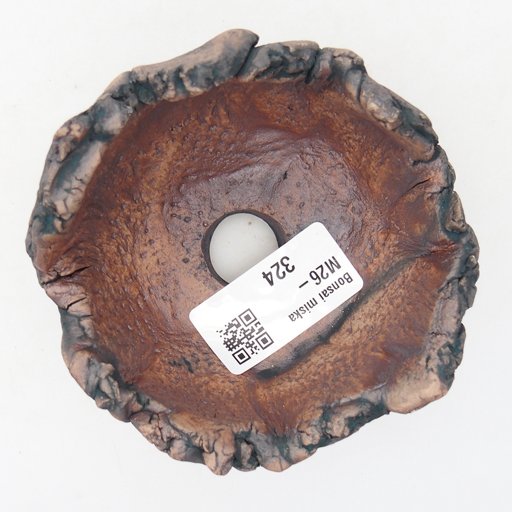 Keramická Skořápka 9 x 8,5 x 6 cm , barva zelená