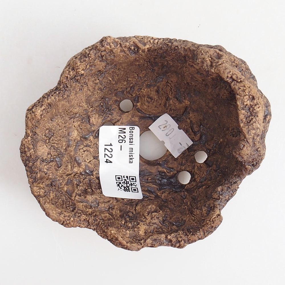 Keramická Skořápka 9,5 x 9 x 8,5 cm , barva hnědá