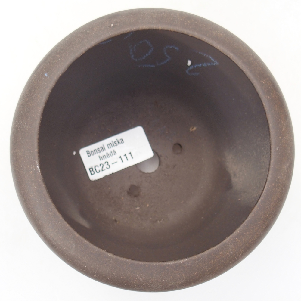 Miska 13 x 13 x 9 cm barva hnědá