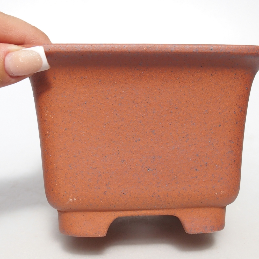 Miska 13,5 x 13,5 x 9 cm barva cihlová