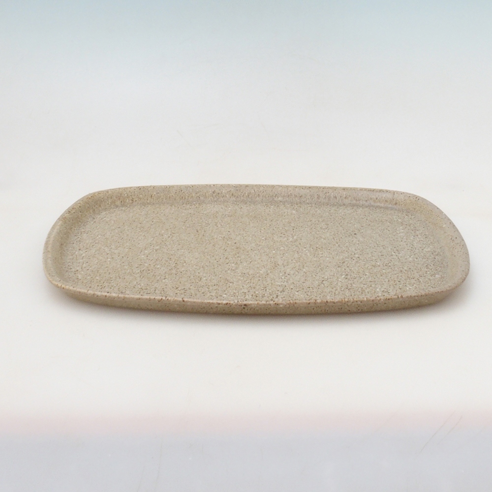 Keramická podmiska H10 - 34 x 23,5 x 1,5 cm - béžová