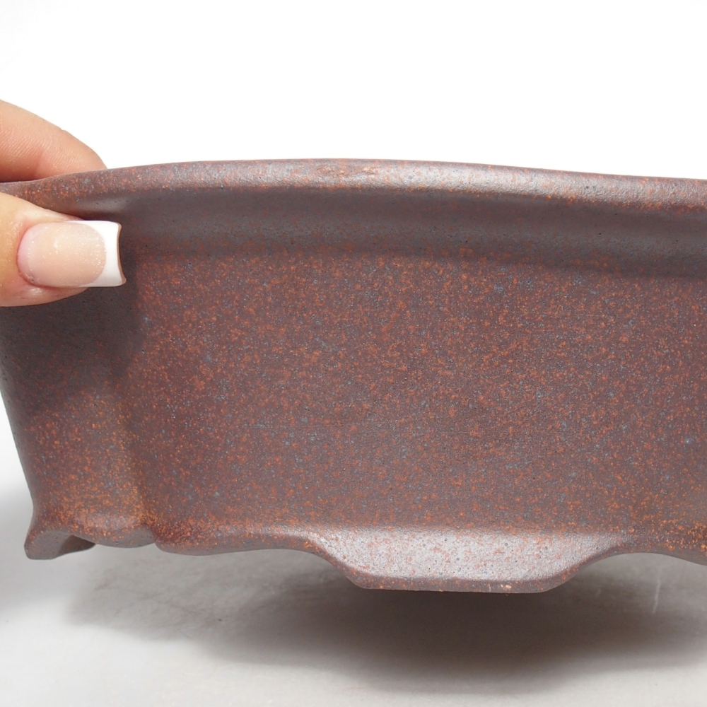 Miska 24 x 19,5 x 7 cm barva hnědá