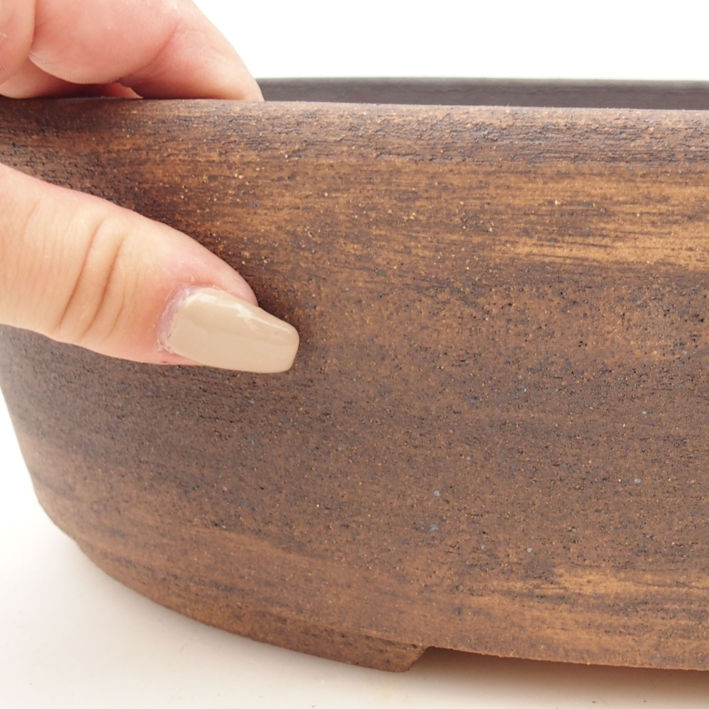 Bonsai miska 32 x 25,5 x 9,5 cm , barva hnědá
