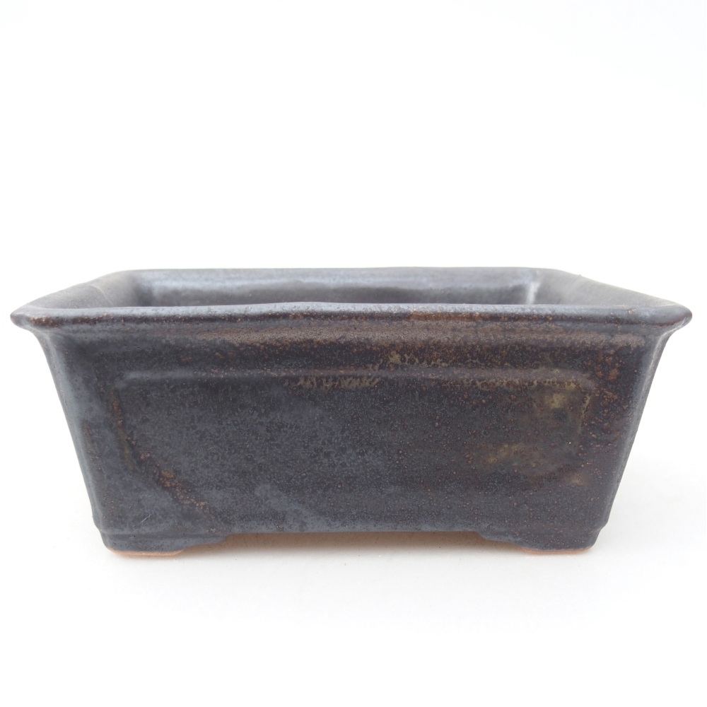 Keramická bonsai miska 13,5 x 10 x 5,5 cm, barva hnědá