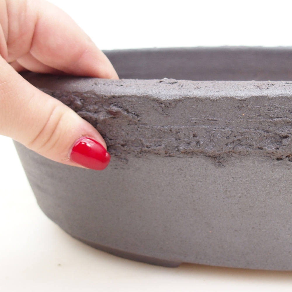 Bonsai miska 33 x 26,5 x 8,5 cm , barva hnědá