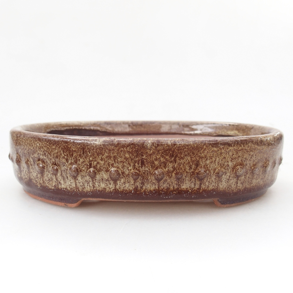 Miska 18,5 x 15 x 4 cm barva hnědá