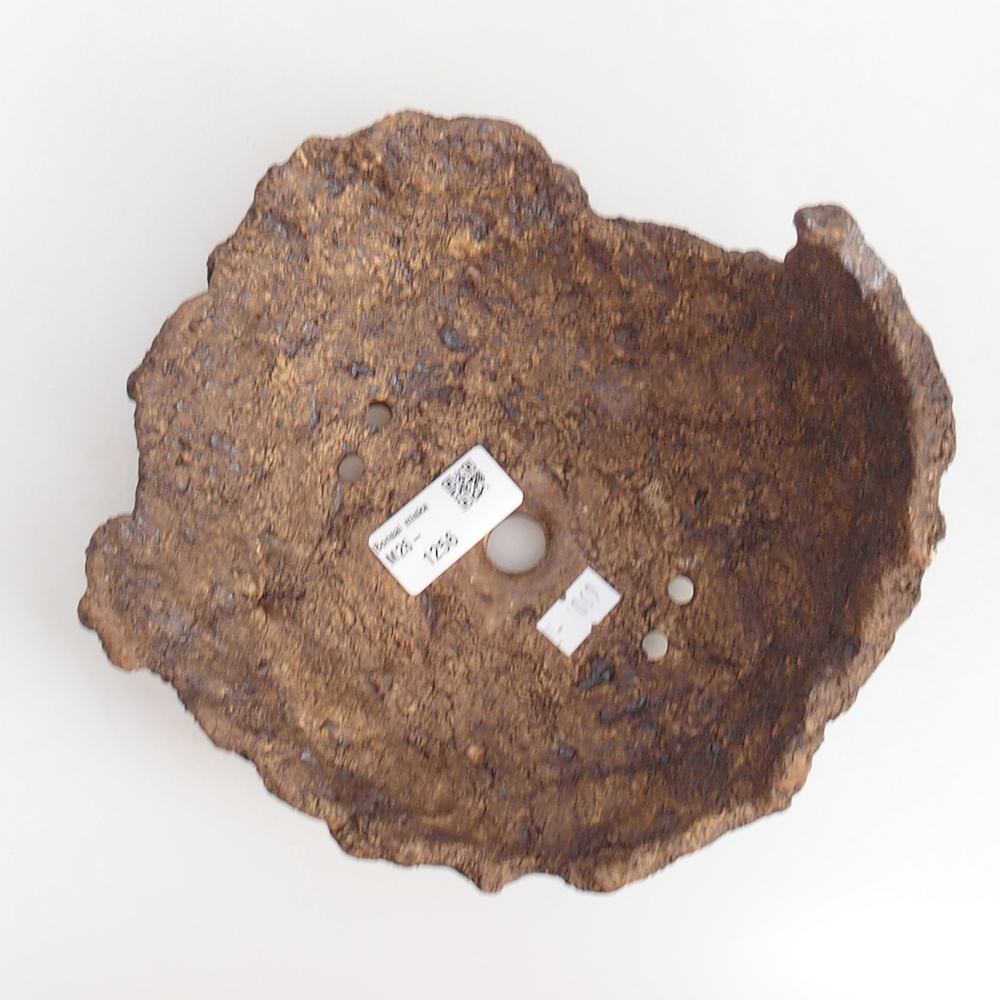 Keramická Skořápka 18 x 18 x 12 cm , barva hnědá