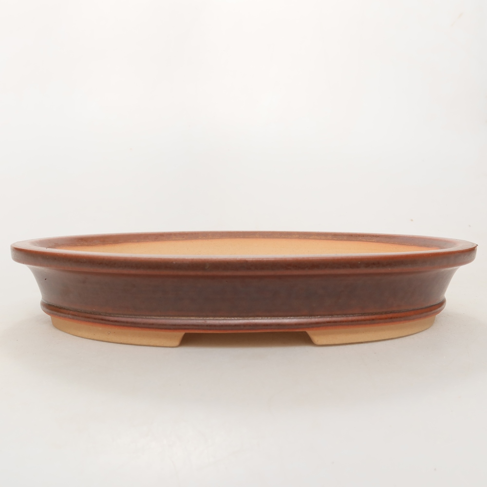 Keramická Miska  21 x 15 x 4 cm , barva hnědá