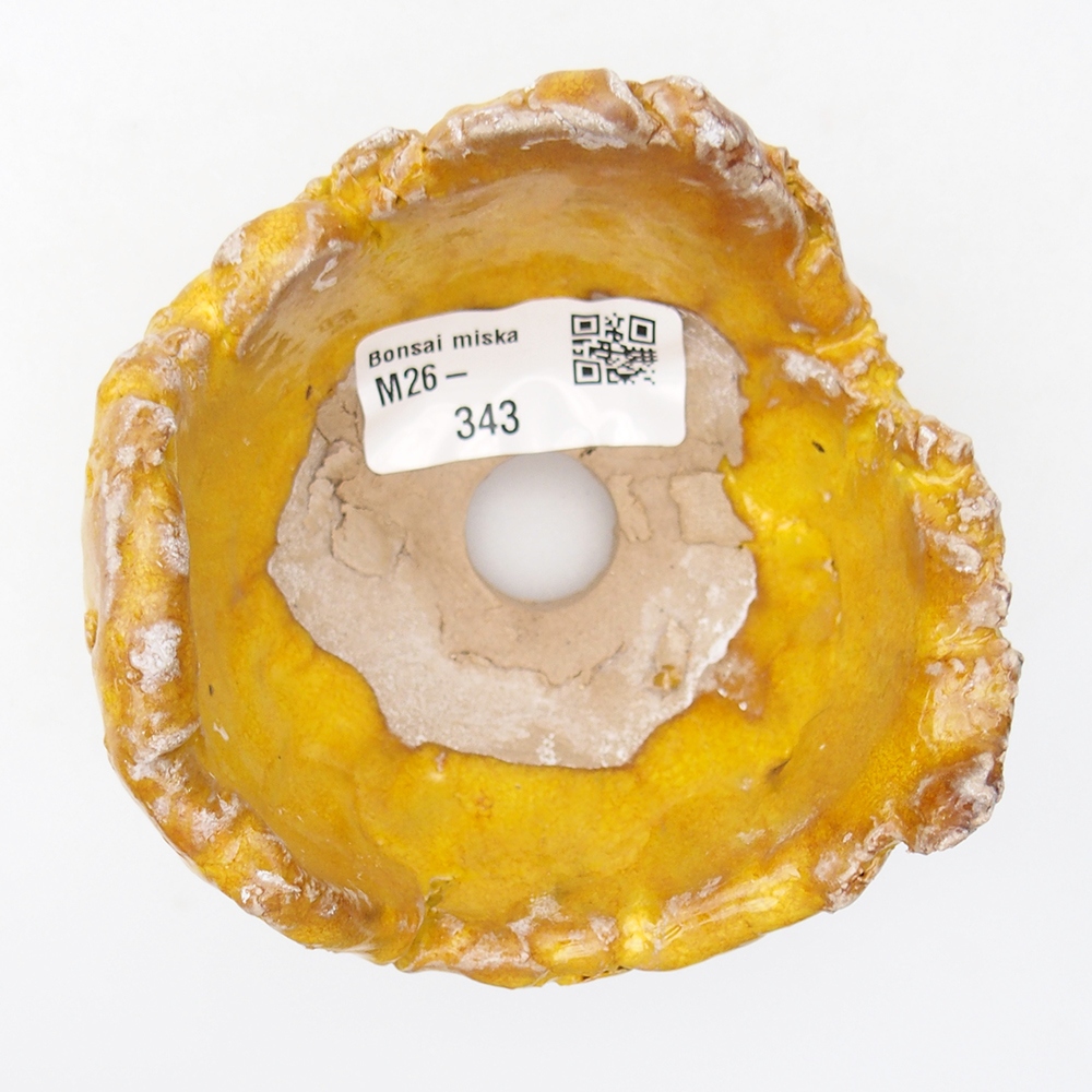 Keramická Skořápka 9 x 9 x 6 cm , barva žlutá