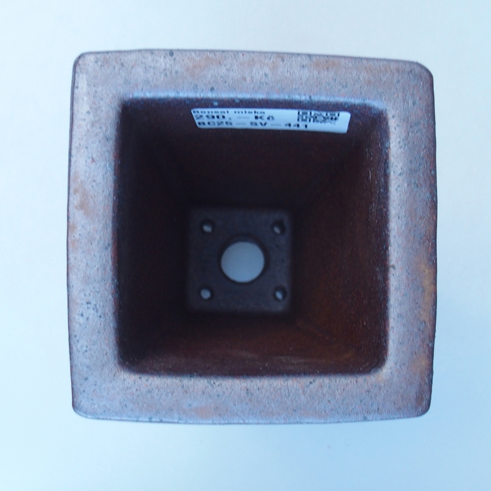 Miska 9 x 9 x 17,5 cm barva hnědá