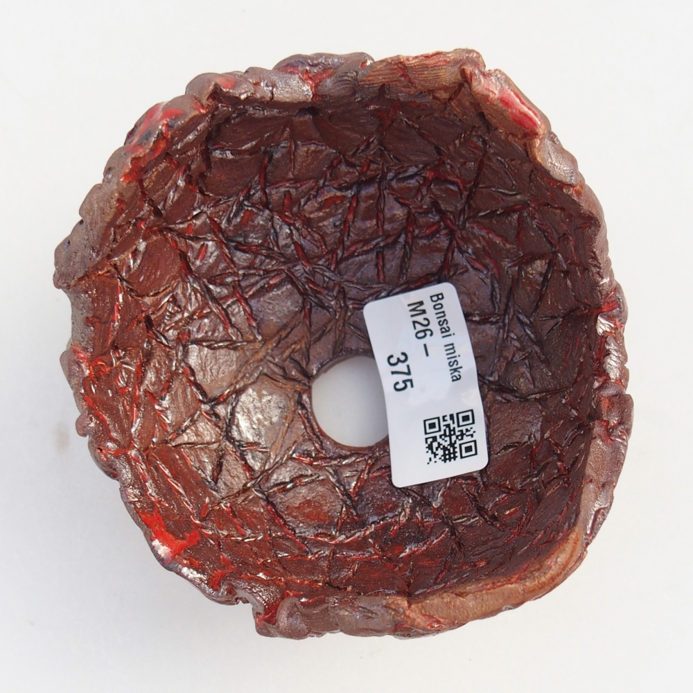 Keramická Skořápka 9,5 x 9,5 x 7 cm , barva hnědá