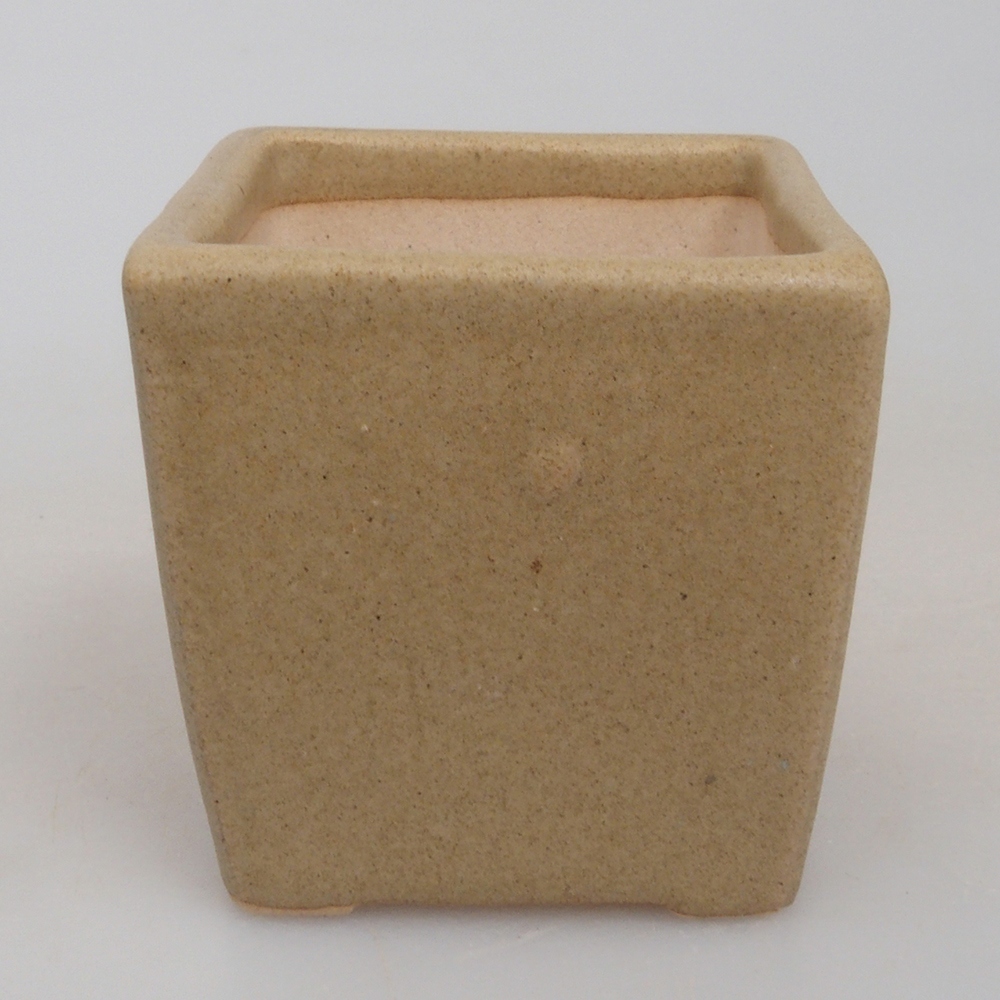 Mini bonsai miska 5 x 5 x 5 cm, barva hnědá