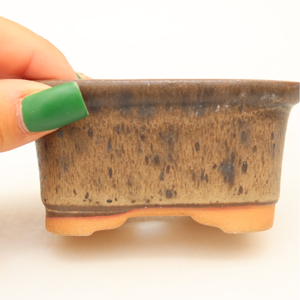 Keramická Miska  9 x 6,5 x 4,5 cm , barva hnědá