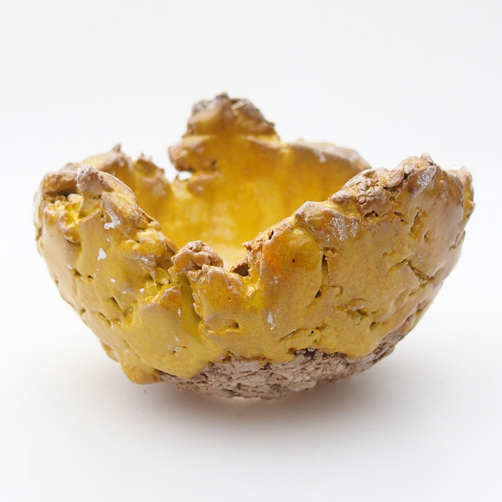 Keramická Skořápka 9,5 x 9,5 x 6,5 cm , barva žlutá