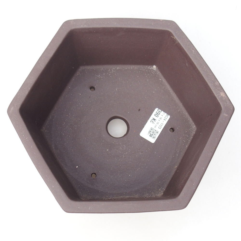 Miska 21 x 18,5 x 10 cm barva hnědá