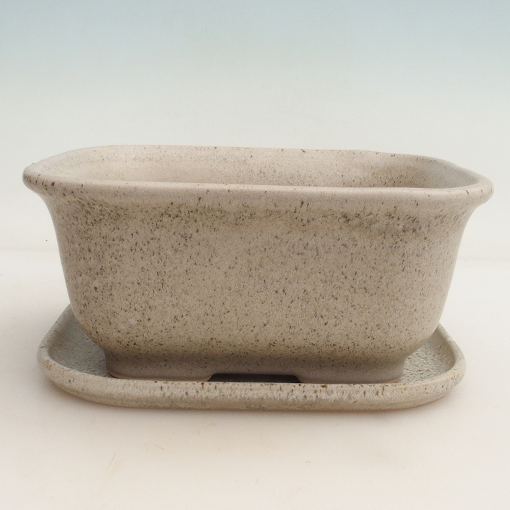 Bonsai miska + podmiska H36 - 17 x 15 x 7,5 cm. 