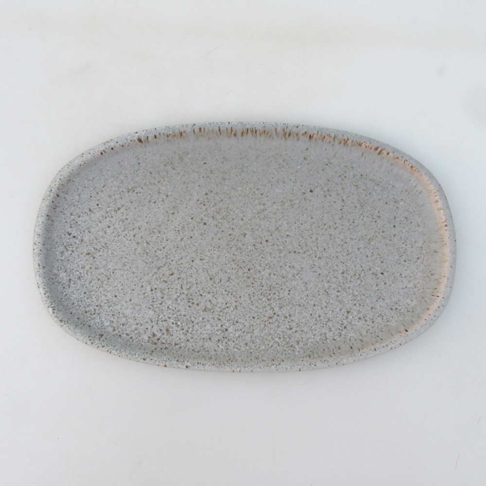 Keramická podmiska H15 -25 x 15 x 1 cm  - béžová