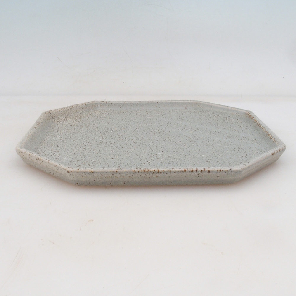 Keramická podmiska H14 - 18 x 18 x 1 cm - béžová