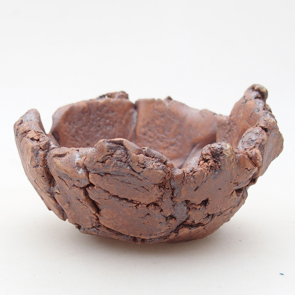 Keramická Skořápka 9 x 9 x 5,5 cm , barva hnědá