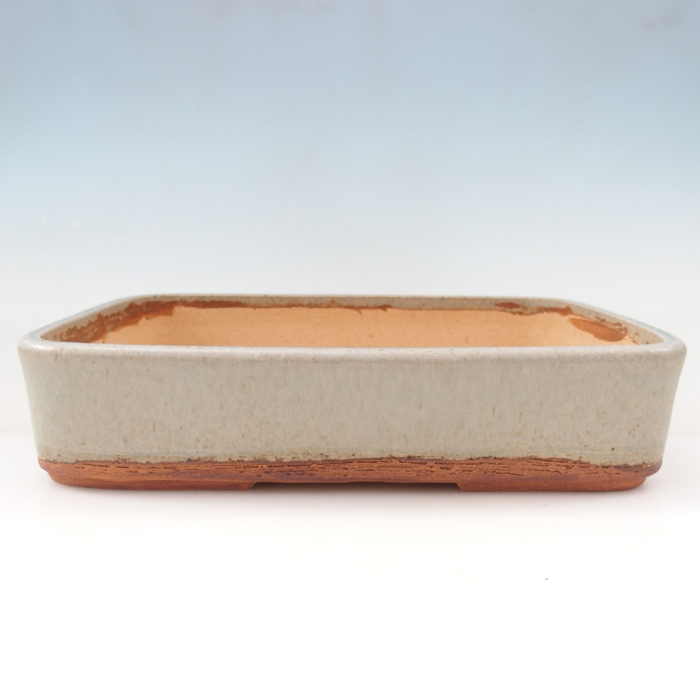 Bonsai miska 38,5 x 30 x 8,5 cm , barva béžová