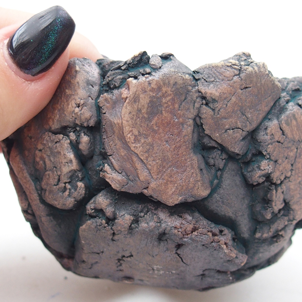 Keramická Skořápka 9,5 x 9 x 6 cm , barva zelená