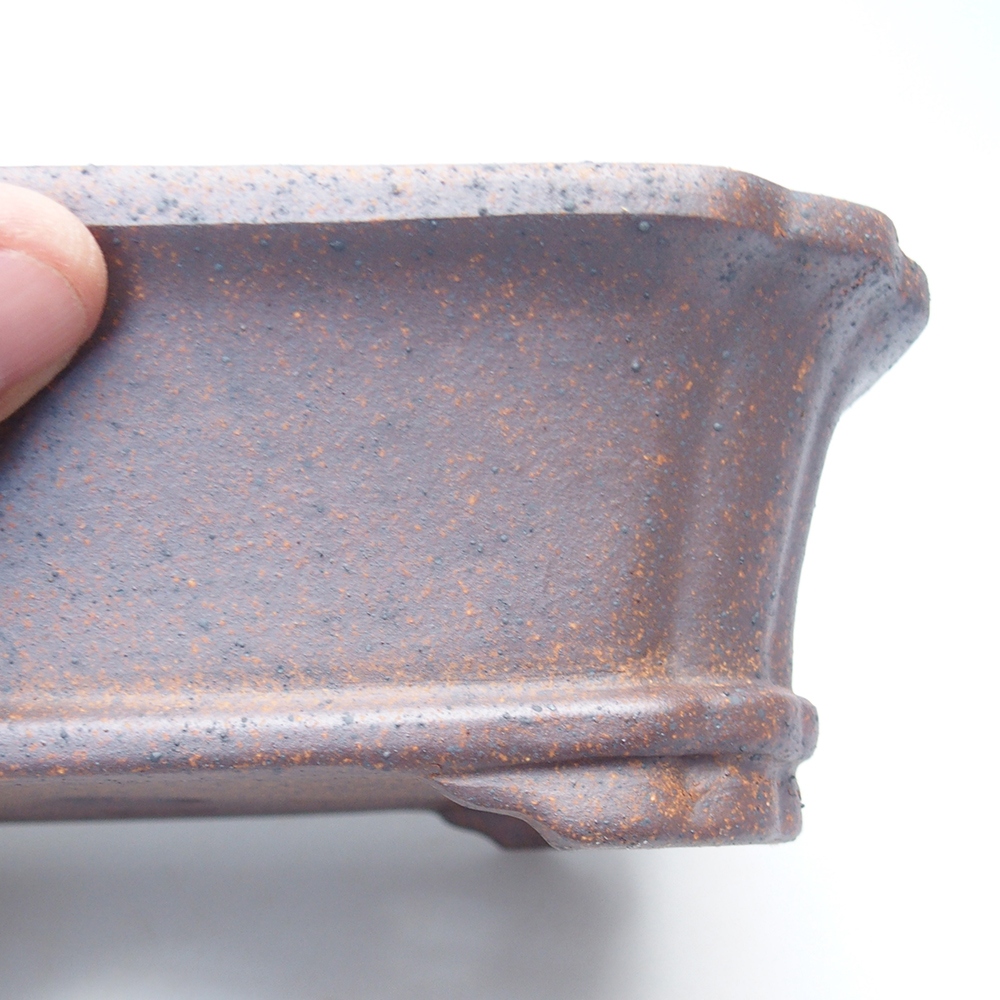 Miska 21 x 18 x 6,5 cm barva hnědá