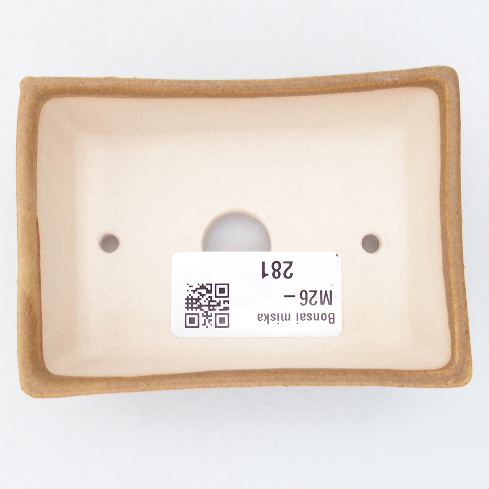 Mini bonsai miska 9 x 6,5 x 3,5 cm, barva hnědá