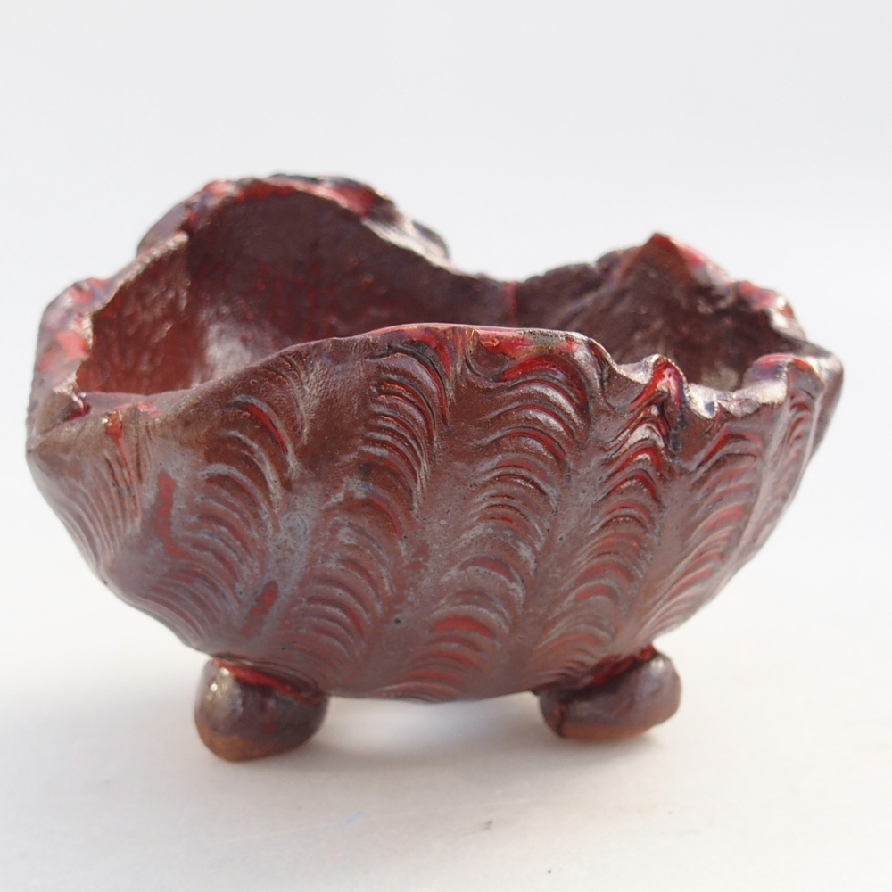 Keramická Skořápka 10 x 10 x 8 cm , barva hnědá