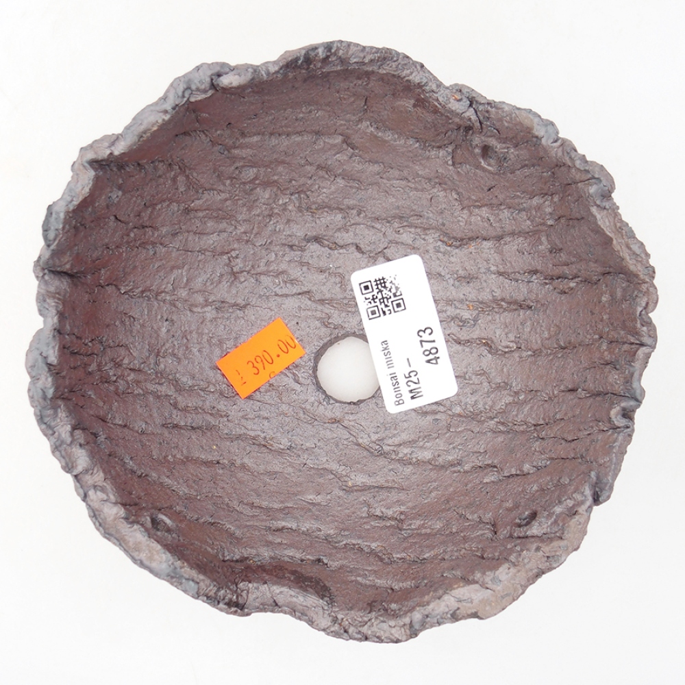 Keramická Skořápka  14 x 13 x 13 cm , barva kovová